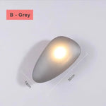 Voici Le Titre Transformé: Applique Led Nordique Design Élégant Lumineux B-Gris / Blanc Chaud