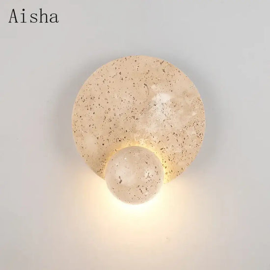 Voici Le Titre Transformé: Applique Murale En Pierre Zen Minimaliste Chambre