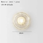 Voici Le Titre Transformé: Applique Murale Nordique Élégante Minimaliste Design Verre A-Clair /