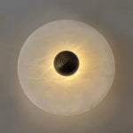Voici Le Titre Transformé: Applique Murale Ronde Marbre Design Élégant Chambre